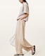 Jett Barrel Leg Linen Blend Trousers