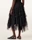 Jen Tulle Asymmetric Maxi Skirt