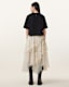 Jen Tulle Asymmetric Maxi Skirt