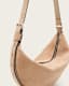 Half Moon Suede Shoulder Bag
