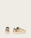 Shana Low Top Metallic Leather Trainers