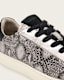 Shana Low Top Metallic Leather Trainers