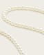 Pearl Carabiner Clasp Necklace