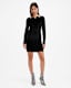 Regina Velvet Sparkle Drawcord Mini Dress