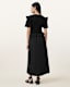 Ode Puff Sleeve Midi Dress