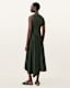Pia Asymmetric Satin Dress