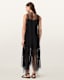 Clara Lace Trim Midi Dress