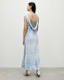 Karlina Estrella Silk Blend Maxi Dress