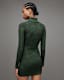 Juliette Roll Neck Metallic Mini Dress