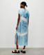 Etta Mariana Silk Blend Tie Dye Dress