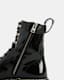 Heidi Shiny Leather Lace Up Boots