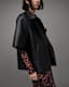 Bayla Bonded Leather Short Sleeve Jacket