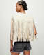 Astral Leather Fringed Gilet