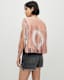 Evie Leather Tie Dye Tassel Gilet