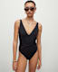 Georgia V-Neck Twisted Waist Swimsuit