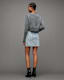 Wendel Embellished Denim Mini Skirt