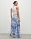 Slvina Rafaela Asymmetric Midi Skirt