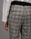 Bea Woven Checked Skinny Fit Trousers