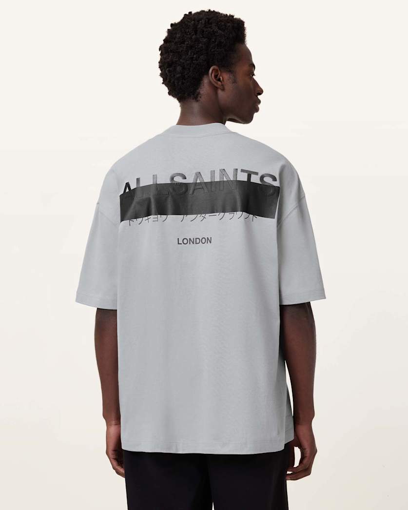 Redact Oversized Embroidered Logo T-Shirt