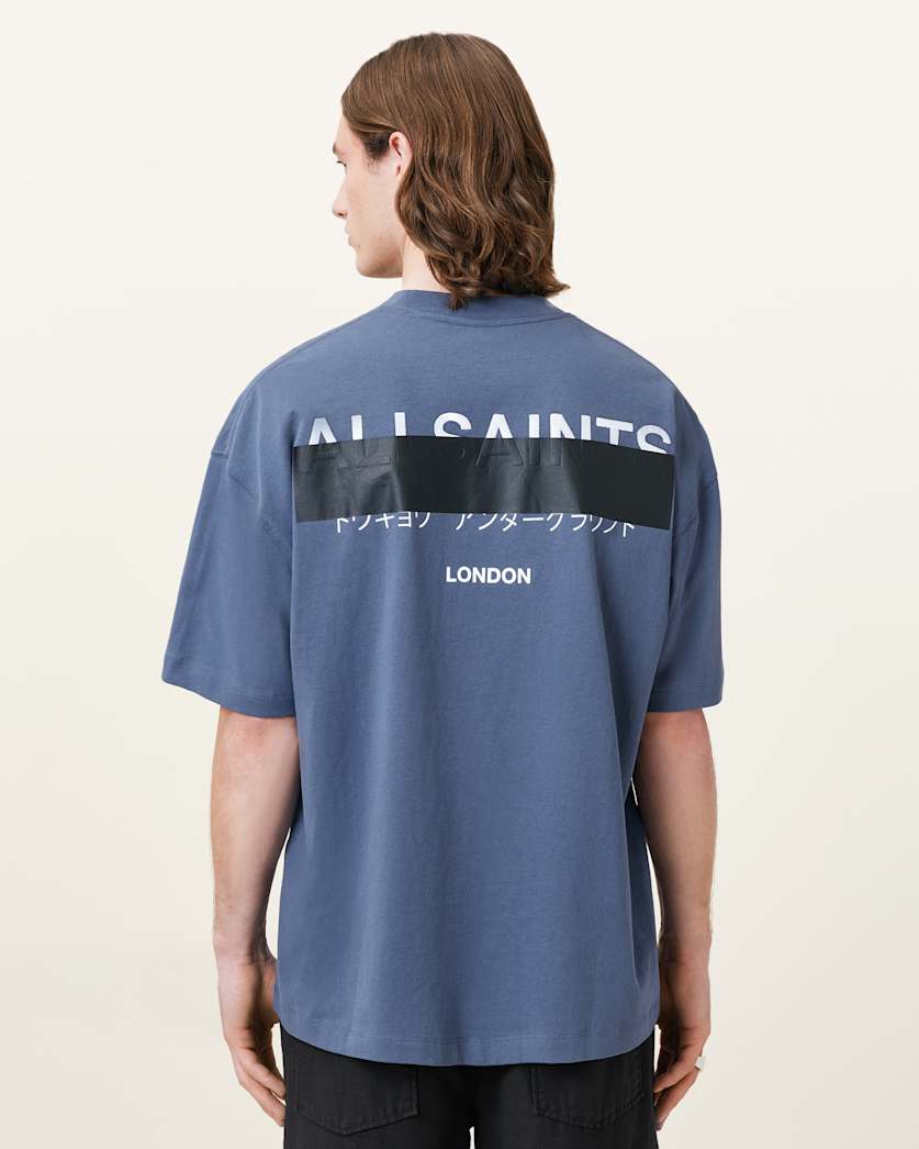 Redact Oversized Embroidered Logo T-Shirt