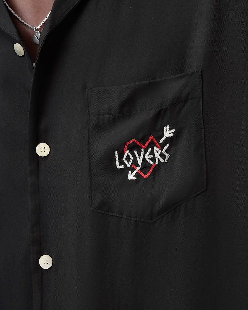 Lovers Embroidered Relaxed Fit Shirt