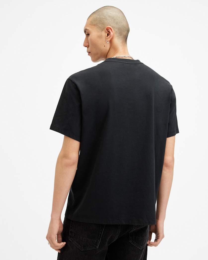 Montage Flocked Logo Relaxed Fit T-Shirt