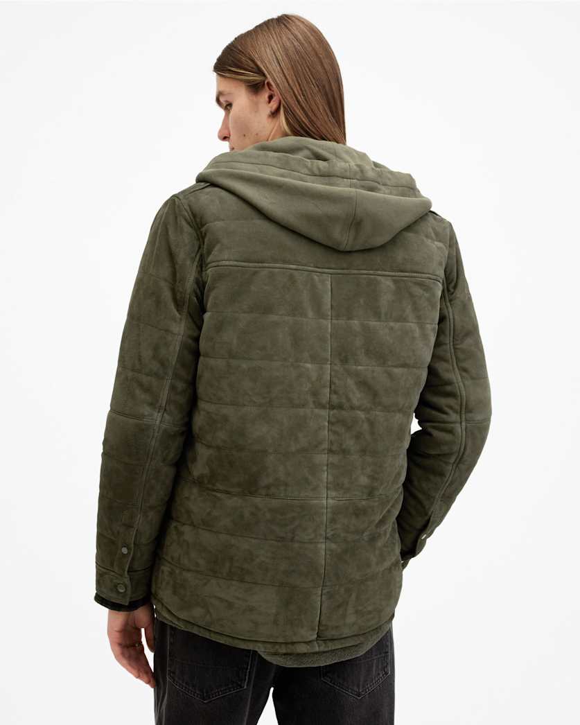 Ross Relaxed Fit Suede Overshirt