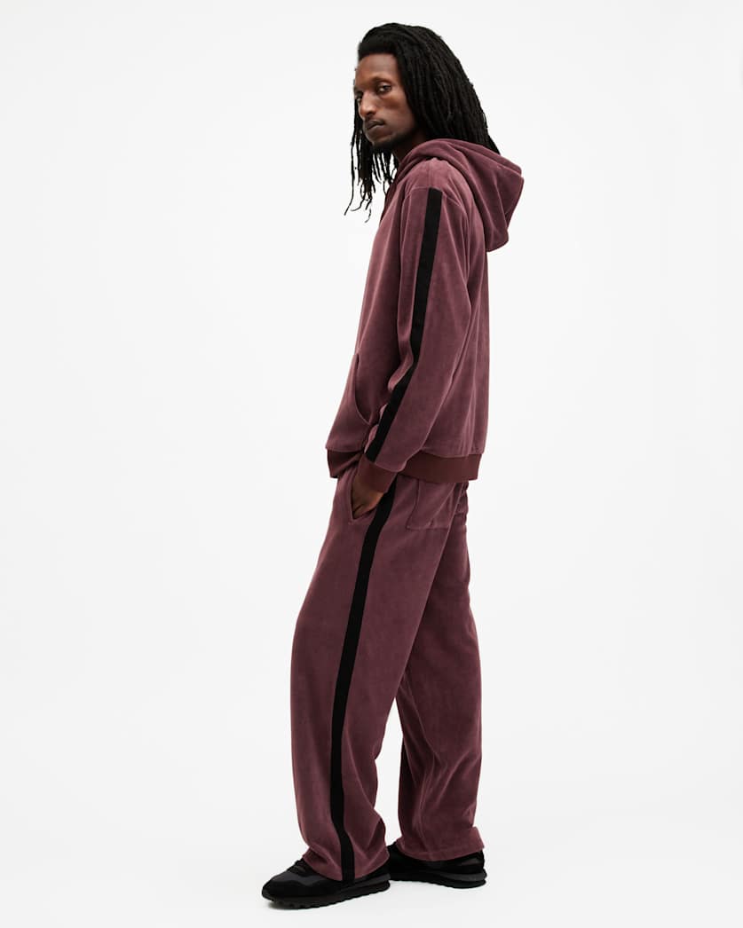 Draven Velour Wide Leg Sweatpants