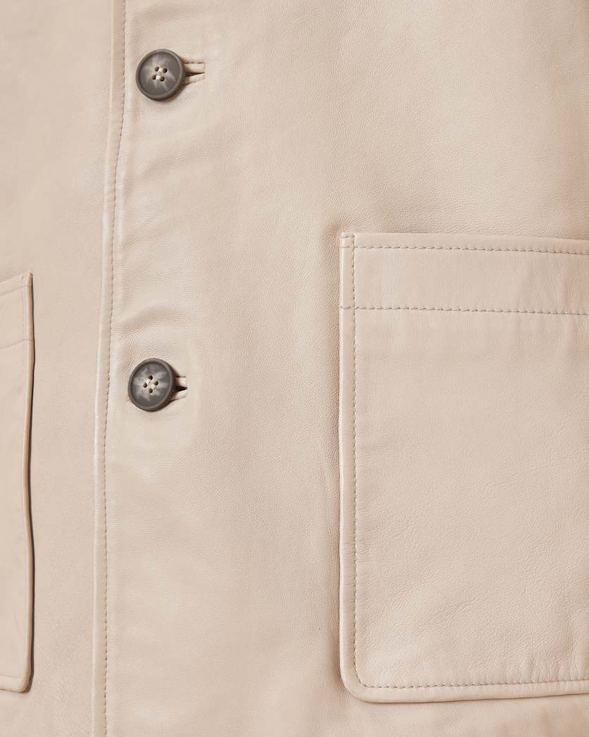 Luca Leather Blazer
