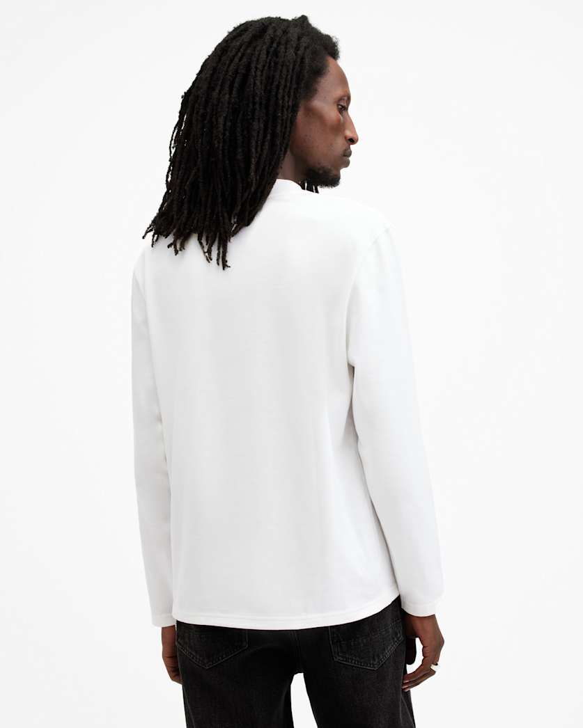 Nero Mock Neck Relaxed Fit T-Shirt