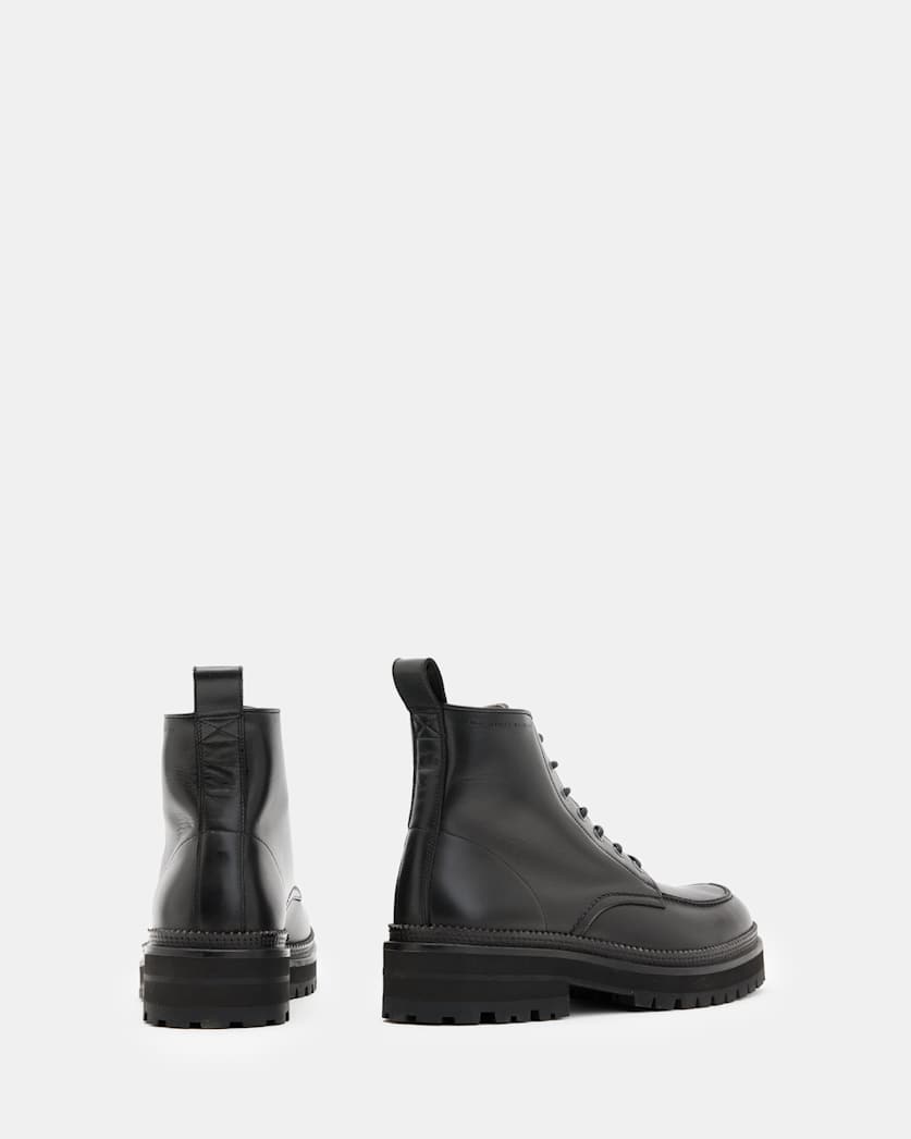 Castle Lace Up Leather Boots