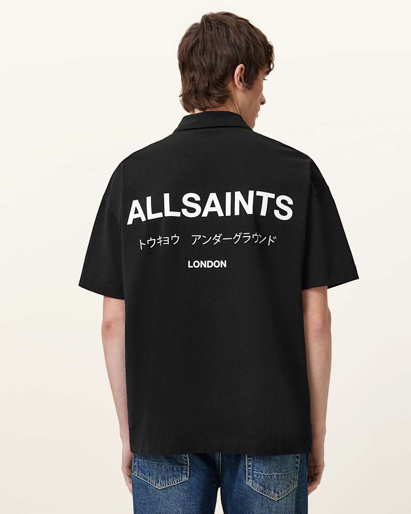 Underground Logo Relaxed Fit Polo Shirt