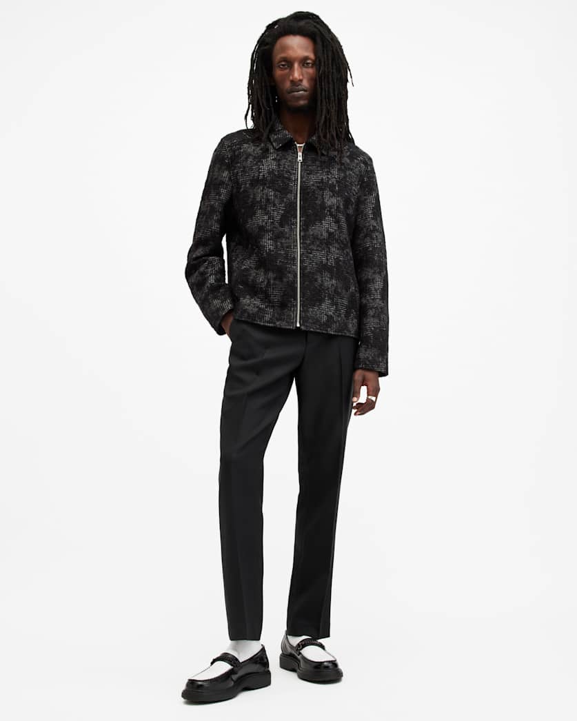 Keller Checked Jacquard Jacket