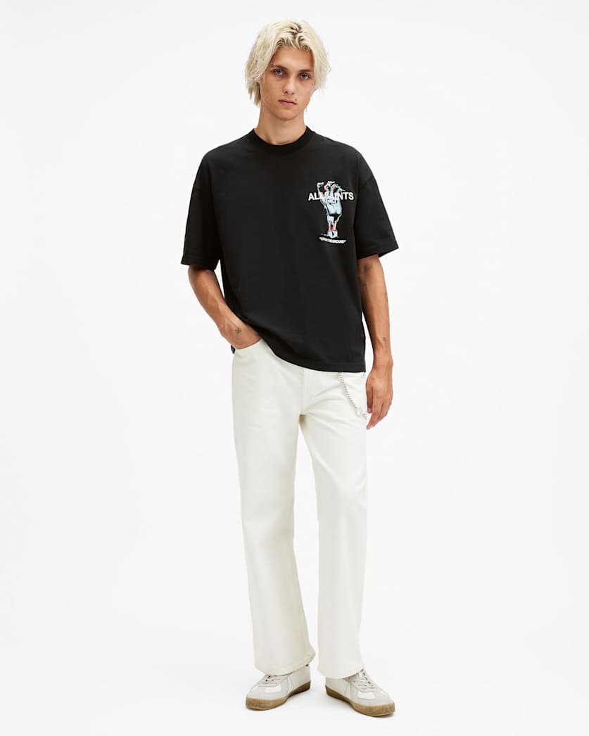 Undergang Oversized Graphic Printed T-Shirt