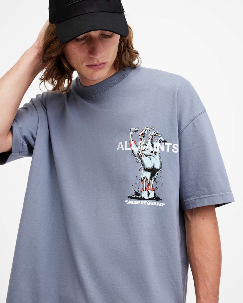 Undergang Oversized Graphic Printed T-Shirt