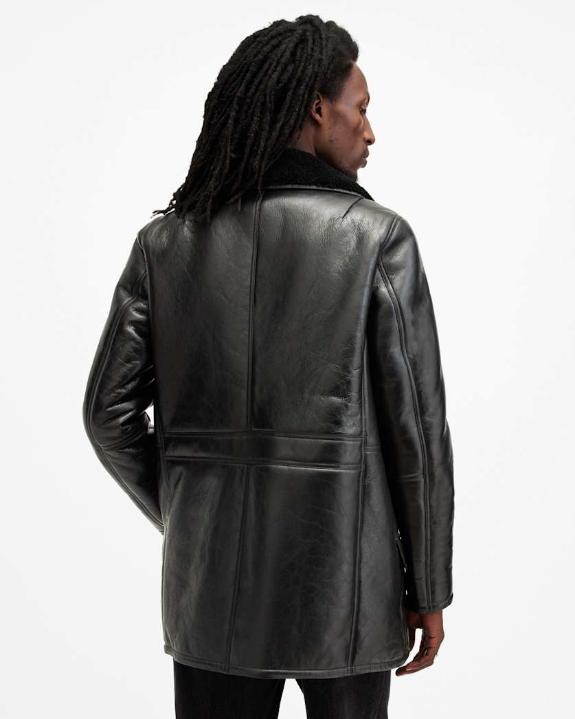 Selkirk Double Breasted Shearling Coat