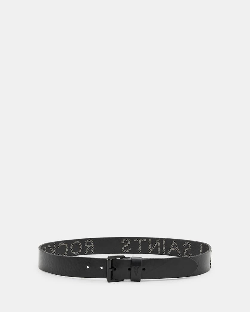 AllSaints Rock Studded Leather Belt