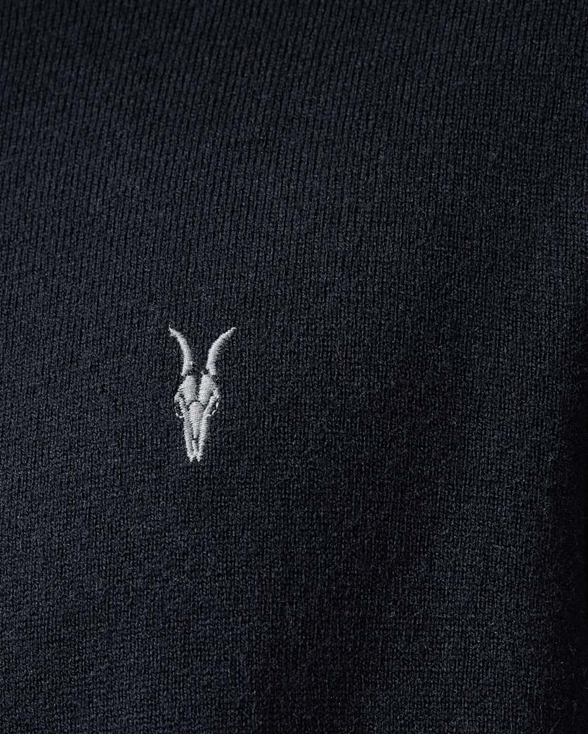 Kilburn Zip Funnel Neck Ramskull Jumper