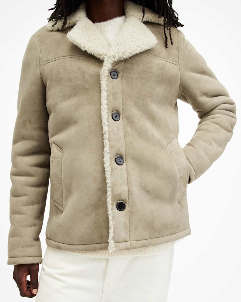 Paulson Relaxed Fit Shearling Coat