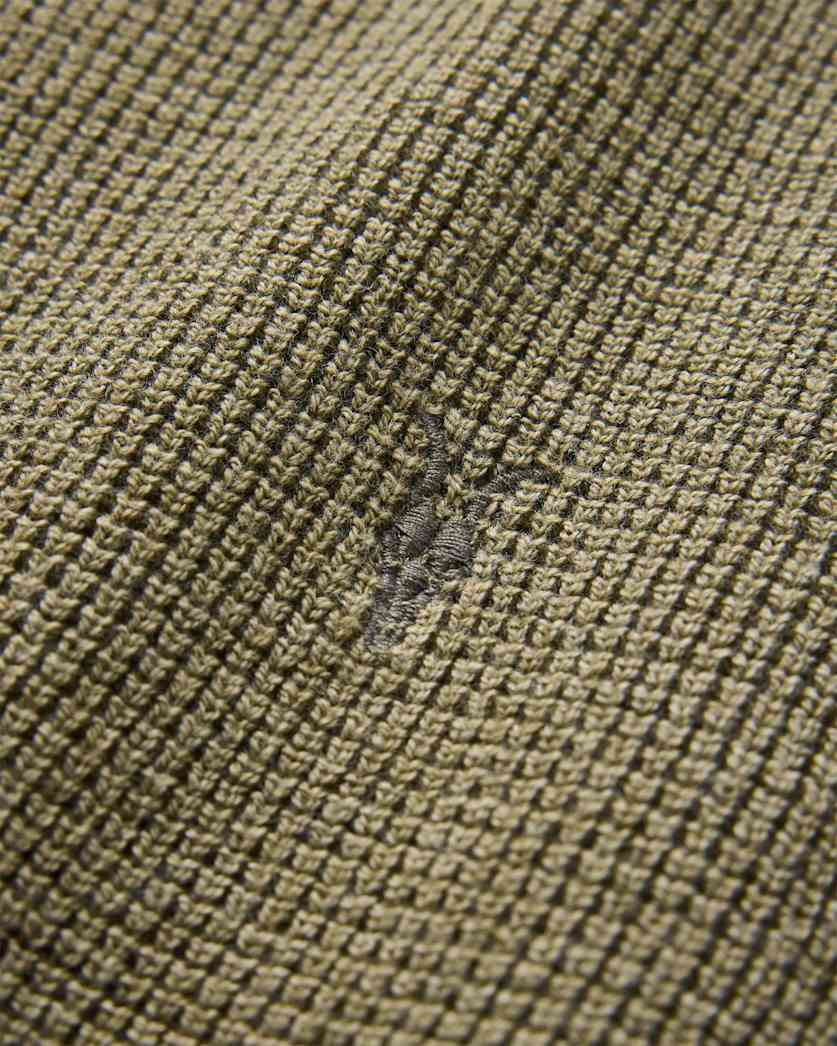 Aspen Waffle Texture Crew Neck Ramskull Jumper