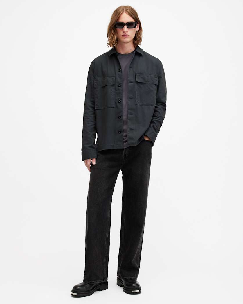 Sanpha Relaxed Fit Herringbone Shirt