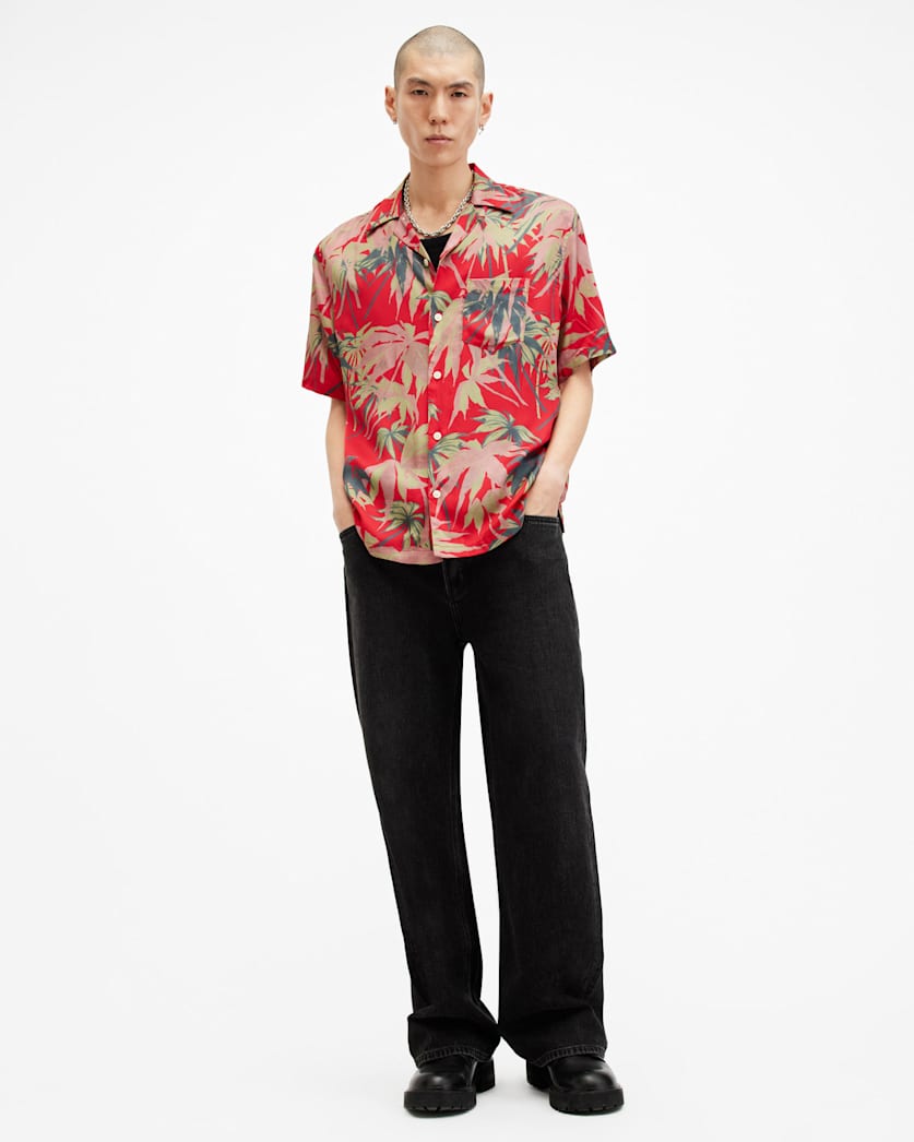 Hudsony Relaxed Fit Printed Shirt
