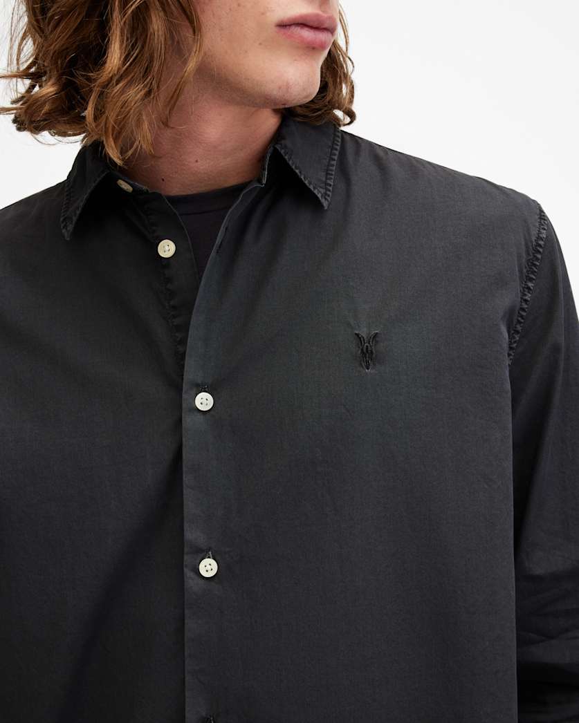 Tahoe Ramskull Garment Dyed Relaxed Fit Shirt