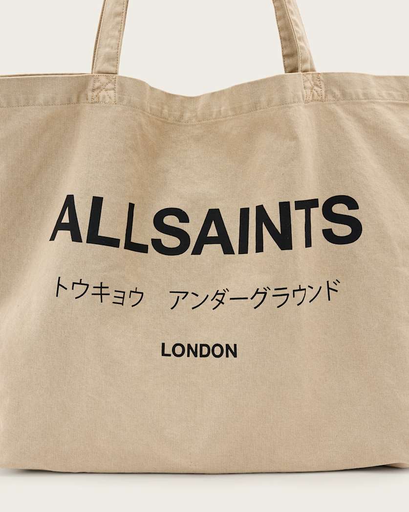 Underground Acid Wash Logo Tote Bag