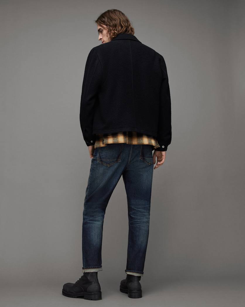 Dean Slim Fit Cropped Denim Jeans