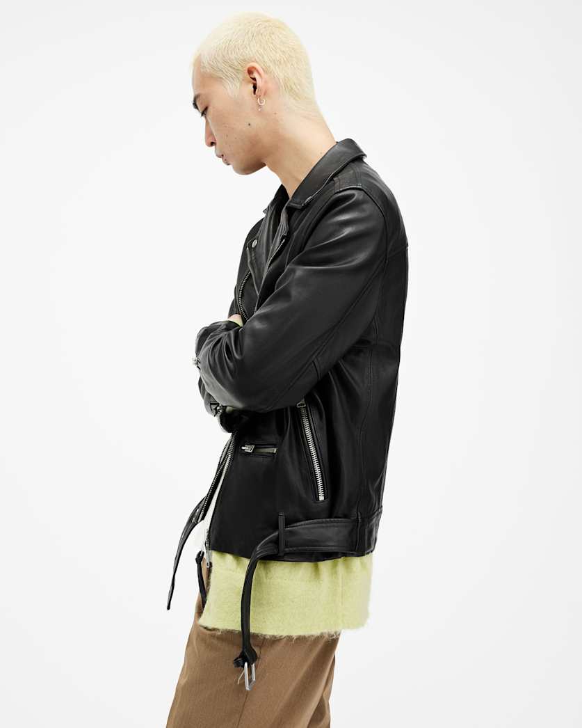 Wick Leather Biker Jacket