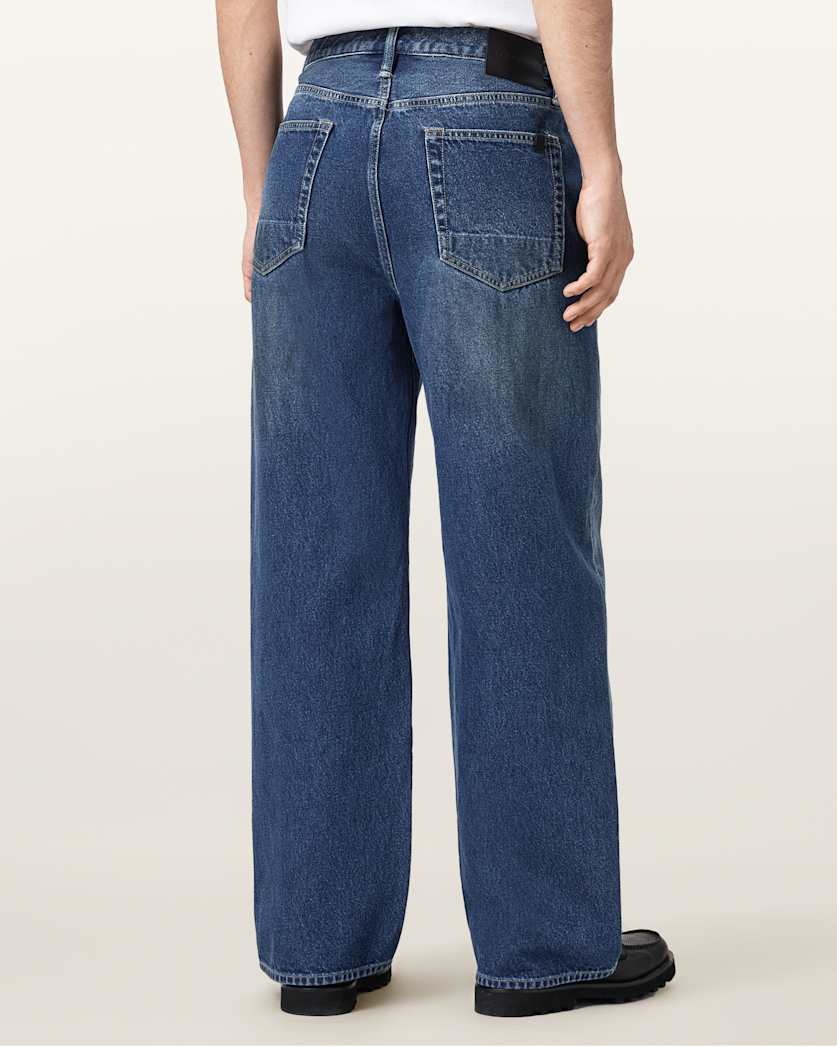 Lenny Loose Fit Wide Leg Denim Jeans