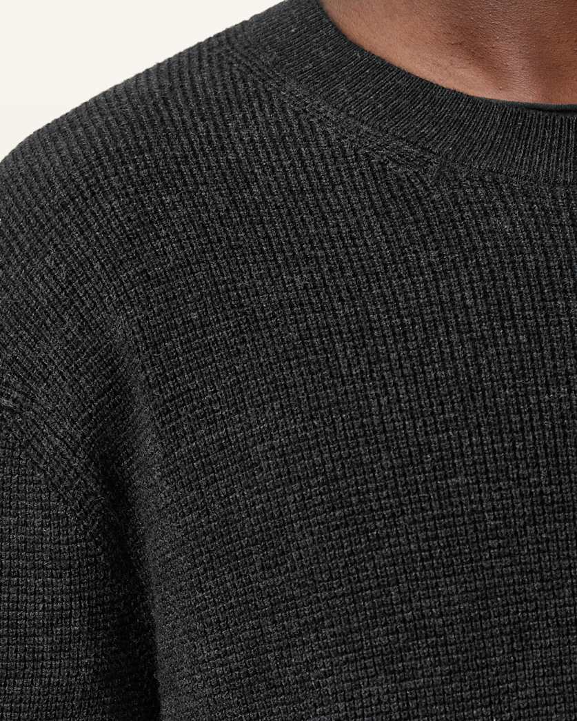 Hayes Waffle Crew Neck Jumper