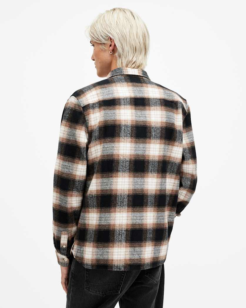 Mercy Checked Relaxed Fit Ramskull Shirt