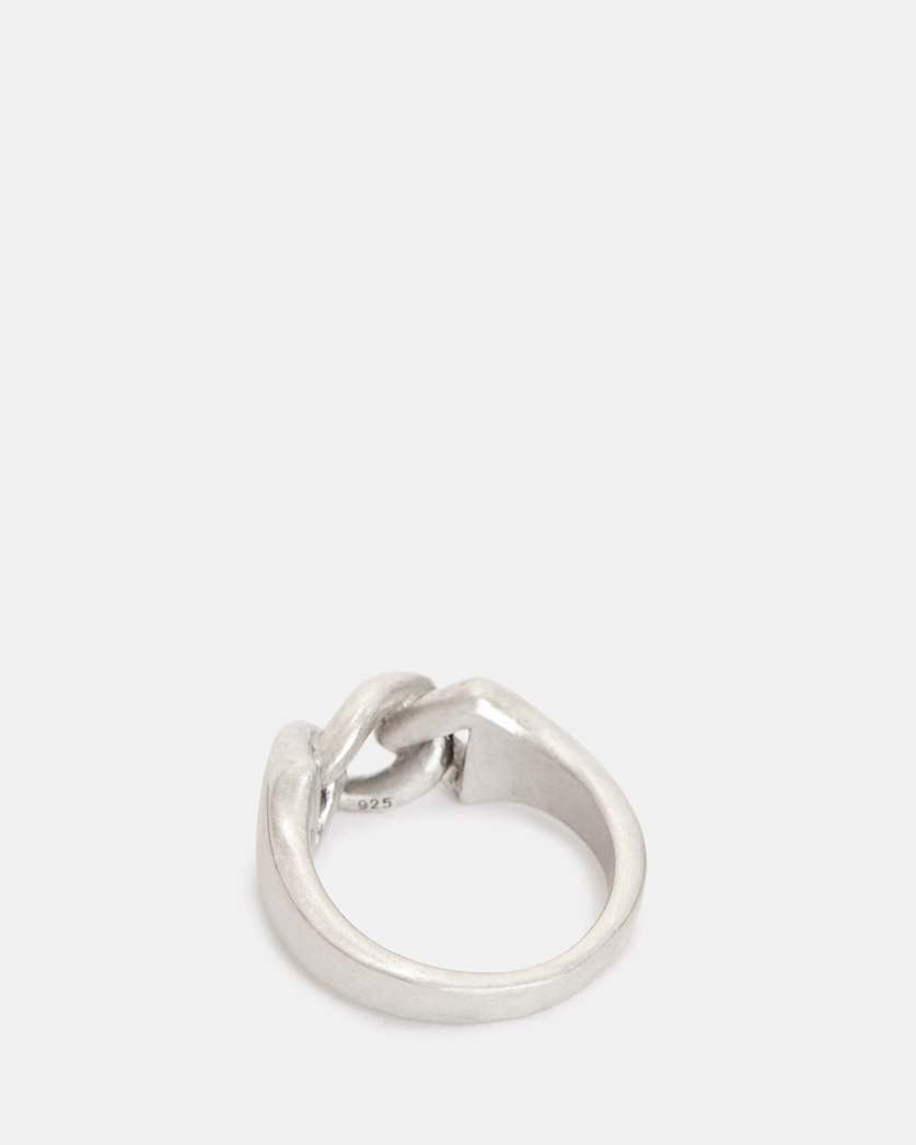 Jay Sterling Silver Curb Chain Ring